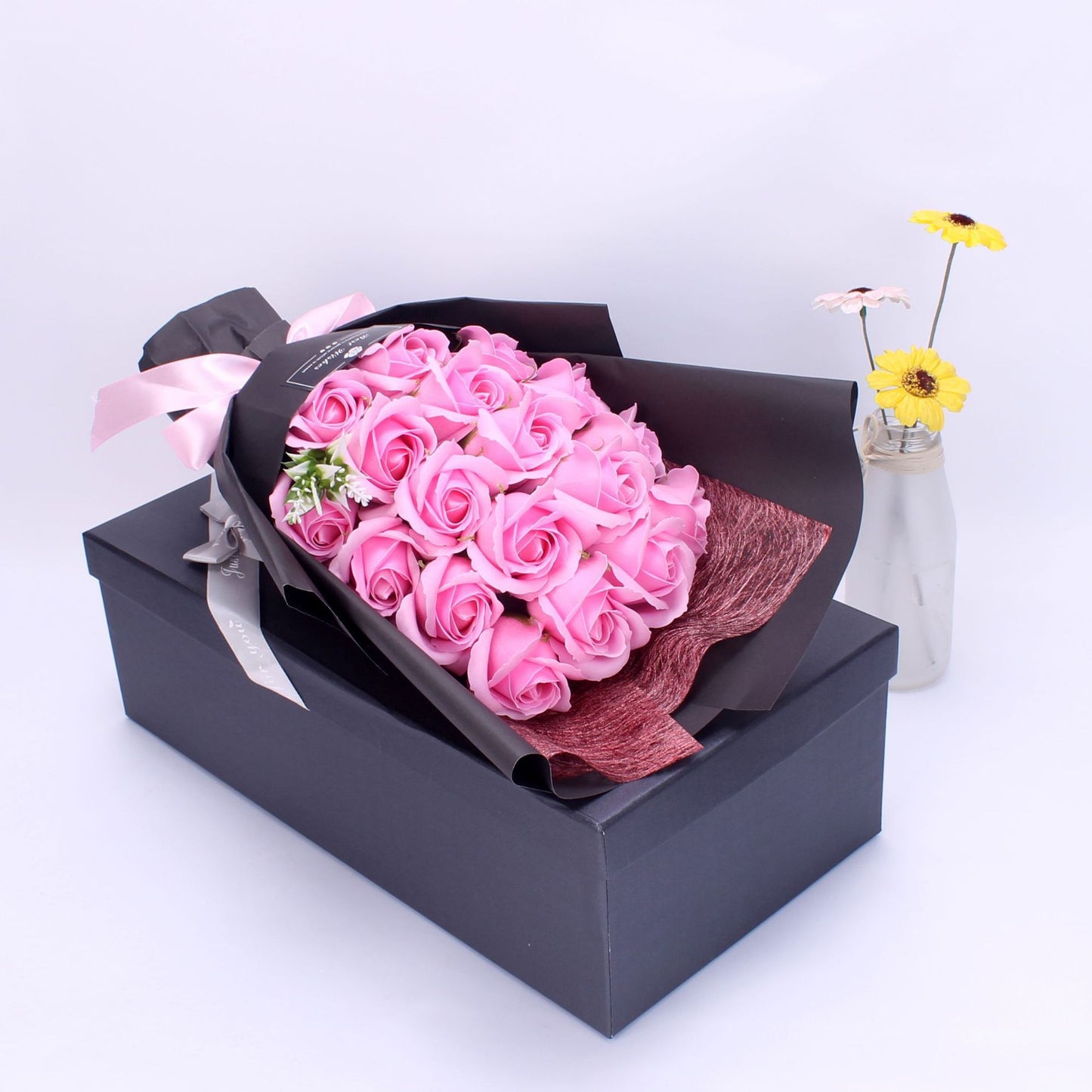 Birthday Gift Bundle Gift Box Creative Mother's Day Cross-border Gift Soap 18 Bouquet Soap Rose Flower