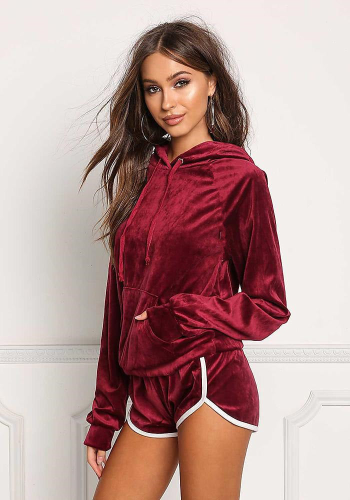 Hooded Leisure Sports Suit