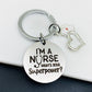 Stainless Steel Lettering Keychain Nurse's Day Gift Giveaway