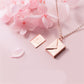Customize Women Envelope Lover Letter  Pendant Necklace Best Gifts For Girlfriend