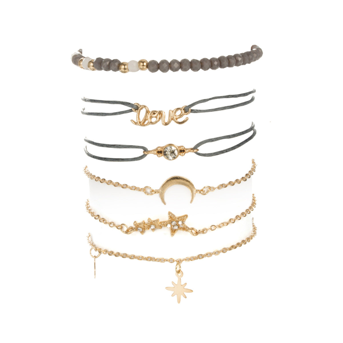 Handmade Multi-layer Five-pointed Star Bracelet