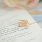 Customize Women Envelope Lover Letter  Pendant Necklace Best Gifts For Girlfriend
